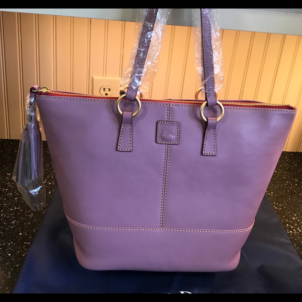 Dooney Small Tobi Tote Mauve NWT